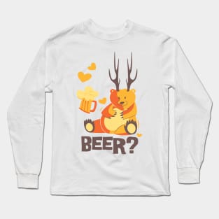 The Beer Bear Long Sleeve T-Shirt